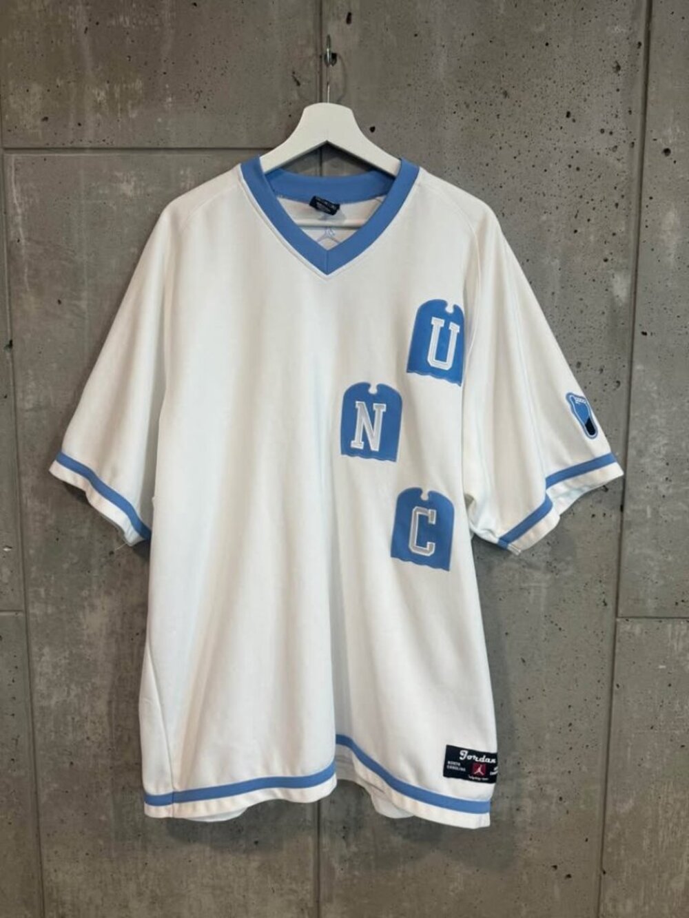 Vintage Michael Jordan ‘82 UNC Shooting Shirt Jersey White Blue Men’s XL Rare